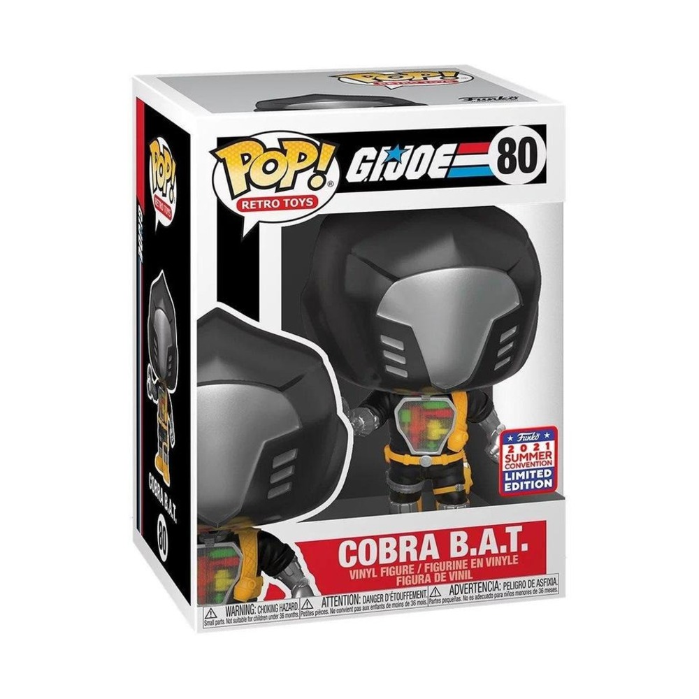 Funko POP! G.I. JOE Cobra B.A.T. 2021 Summer convention limited edition 80 Retro